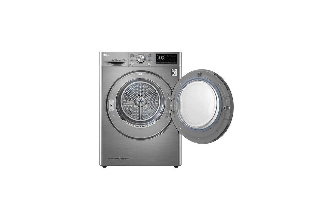 LG Στεγνωτήριο 8kg Υβριδικό με Aντλία θερμότητας, RC80V9EV2W, RC80V9EV2W, thumbnail 3