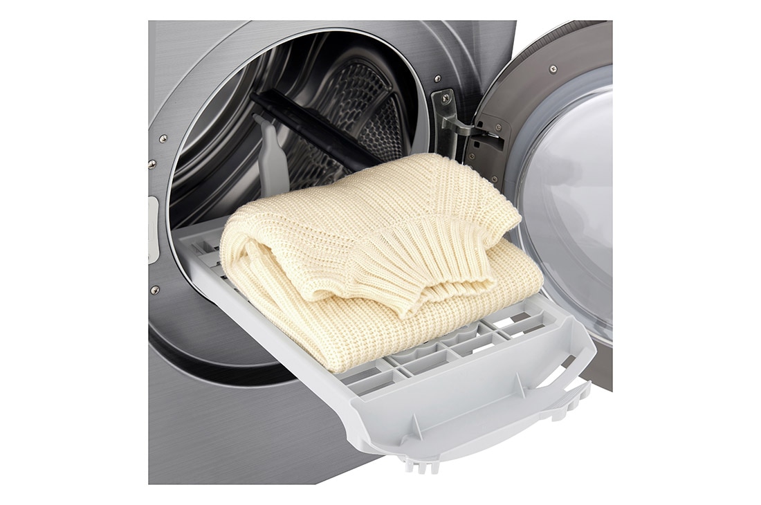 LG Στεγνωτήριο 8kg Υβριδικό με Aντλία θερμότητας, RC80V9EV2W, RC80V9EV2W, thumbnail 9