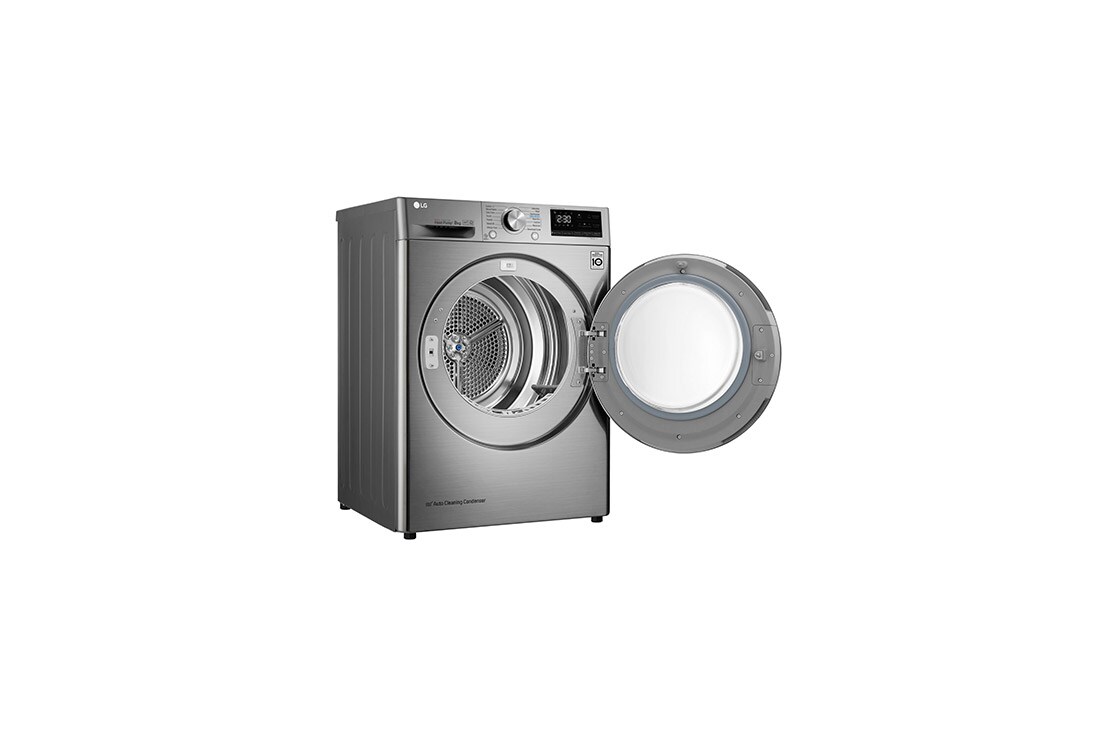 LG Στεγνωτήριο 8kg Υβριδικό με Aντλία θερμότητας, RC80V9EV2W, RC80V9EV2W, thumbnail 12