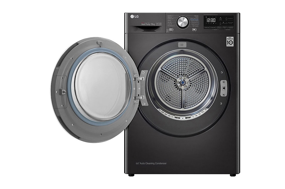 LG Στεγνωτήριο 9kg Υβριδικό με αντλία θερμότητας, RC90V9JV2W, thumbnail 2