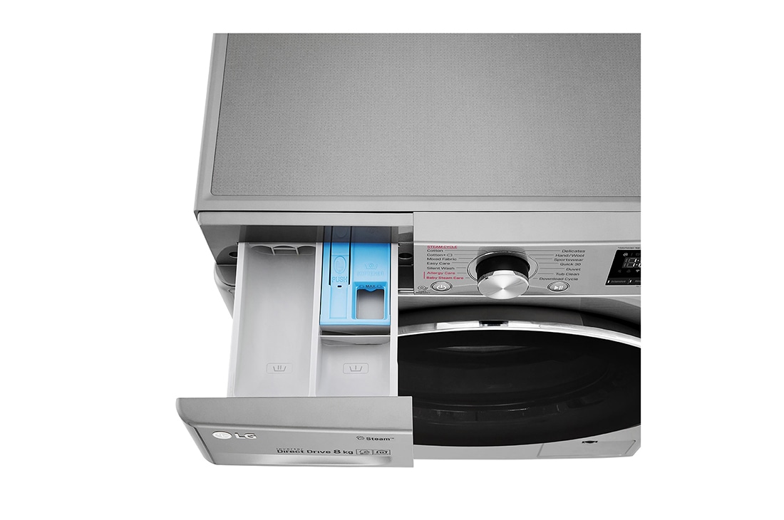 LG Πλυντήριο Ρούχων  8kg, AI DD™, Ατμού, F4WV408S2T, thumbnail 7