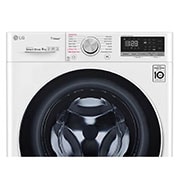 LG Πλυντήριο Ρούχων 8kg, AI DD™, Ατμού, TurboWash™  , tempered Glass Detail view, F4WV508S0E, thumbnail 6