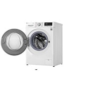 LG Πλυντήριο Ρούχων 8kg, AI DD™, Ατμού, TurboWash™  , right open view, F4WV508S0E, thumbnail 12