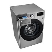 LG Πλυντήριο Ρούχων 8kg, AI DD™, Ατμού  , Top Left Perspective view, F4WV308S6TE, thumbnail 8