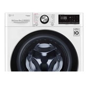 LG Πλυντήριο Ρούχων 12kg, AI DD™, Ατμού, TurboWash 360™ , Front Detail image, F4WV912P2, thumbnail 6