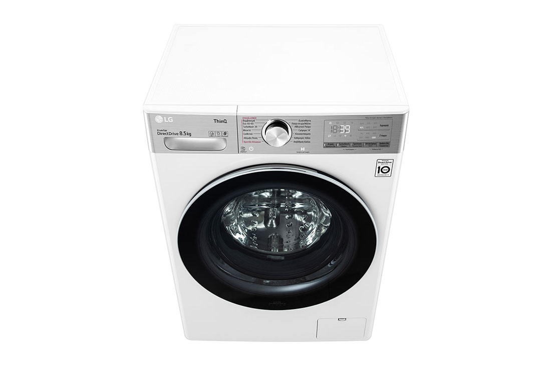 LG Πλυντήριο Ρούχων Slim 8,5kg, AI DD™, Ατμού, TurboWash™, Top_Perspective_slim, F2WV9S8P2E, thumbnail 9