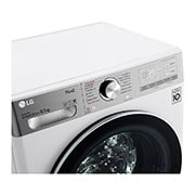 LG Πλυντήριο Ρούχων Slim 8,5kg, AI DD™, Ατμού, TurboWash™, TopLeft_Panel_Detail_slim, F2WV9S8P2E, thumbnail 7
