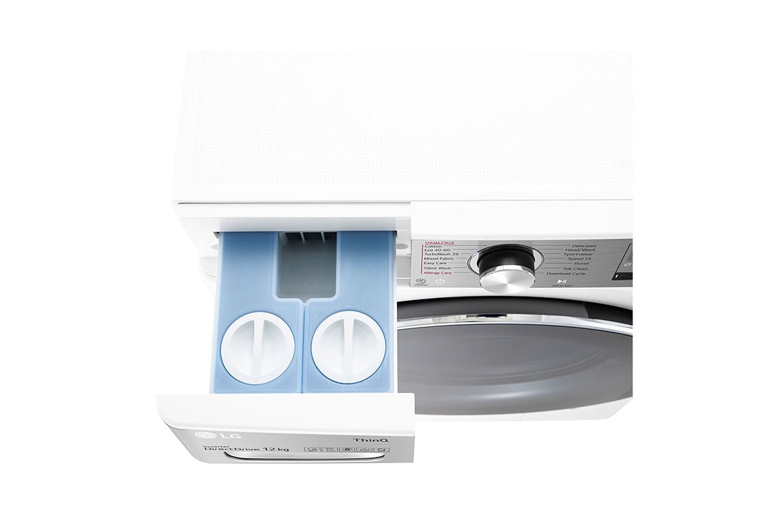 LG Πλυντήριο Ρούχων 12kg, AI DD™, Ατμού, TurboWash™ , PanelDetail Left, F4WV912P2EA, thumbnail 6