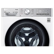 LG Πλυντήριο Ρούχων 9kg, AI DD™, Ατμού, TurboWash™ , Front Detail, F6WV909P2E, thumbnail 4