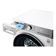 LG Πλυντήριο Ρούχων 9kg, AI DD™, Ατμού, TurboWash™ , Drawer Open, F6WV909P2E, thumbnail 5