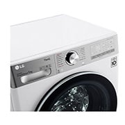 LG Πλυντήριο Ρούχων 9kg, AI DD™, Ατμού, TurboWash™ , Left Perspective Detail, F6WV909P2E, thumbnail 7