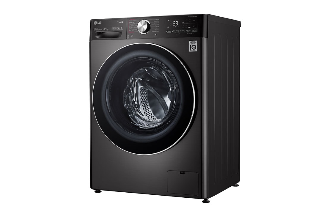 LG Πλυντήριο Ρούχων 10,5kg, AI DD™, Ατμού, TurboWash™ , Right, F6WV910P2SE, thumbnail 12