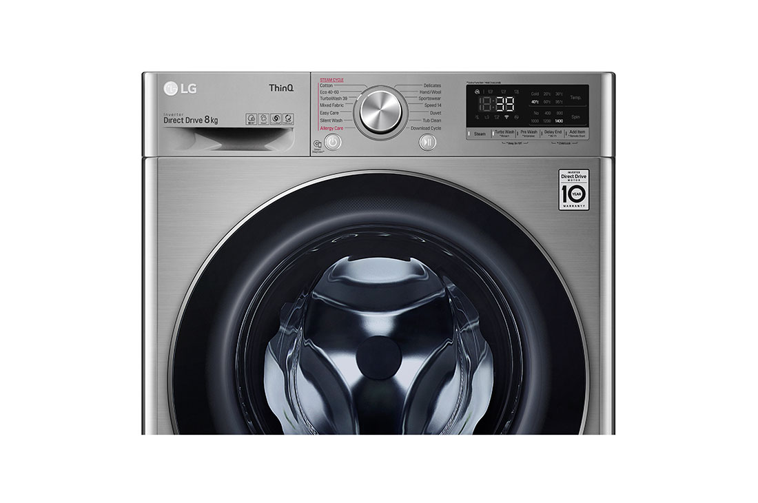 LG Πλυντήριο Ρούχων 8kg, AI DD™, Ατμού, TurboWash™360˚ , F4WV708S2TE, F4WV708S2TE, thumbnail 5