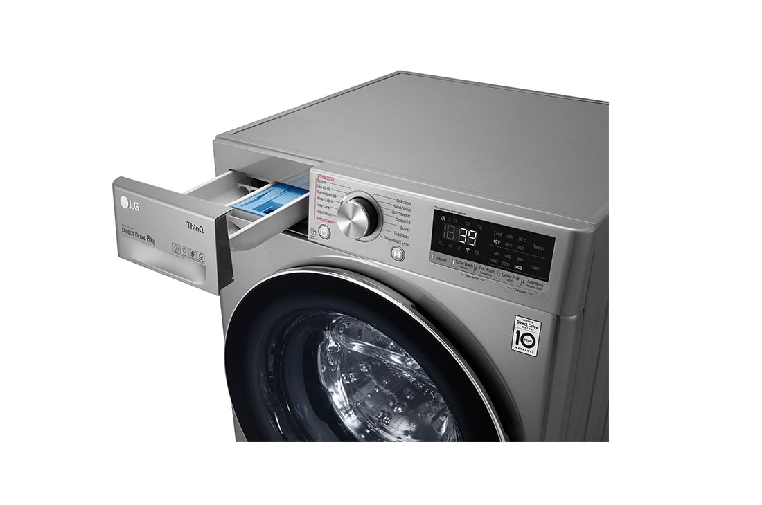 LG Πλυντήριο Ρούχων 8kg, AI DD™, Ατμού, TurboWash™360˚ , F4WV708S2TE, F4WV708S2TE, thumbnail 6