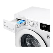 LG Πλυντήριο Ρούχων Slim 7kg, AI DD™, Top Left Perspective view, F2WV3S7N3E, thumbnail 4