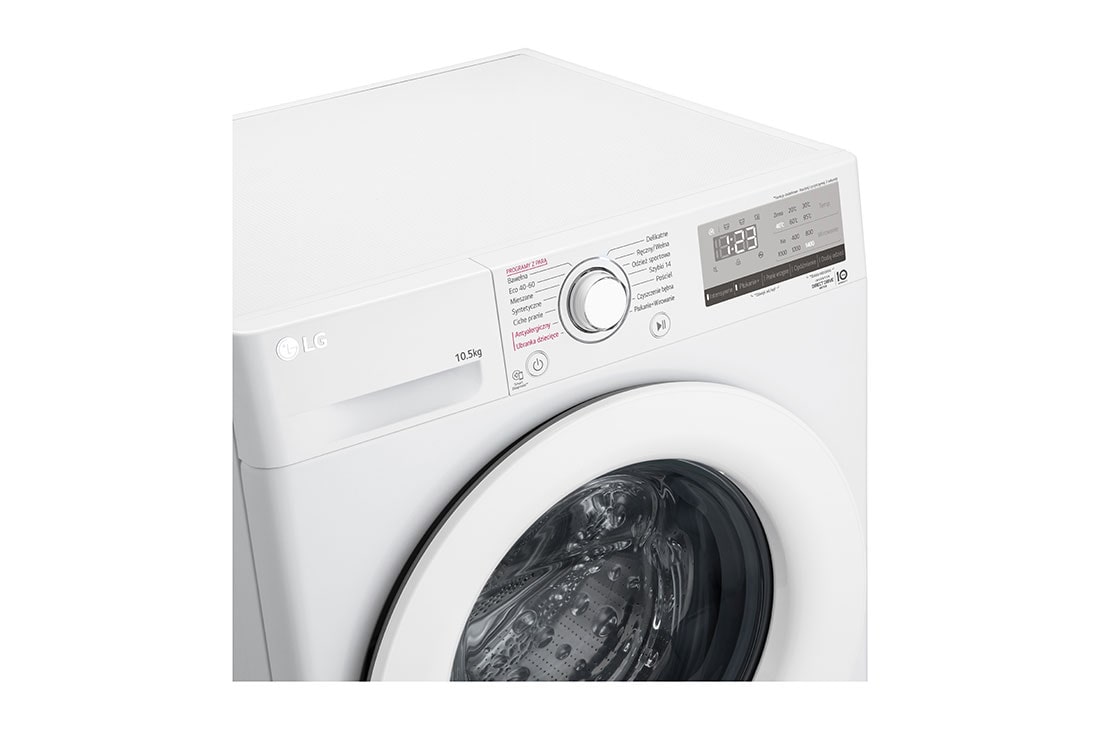 LG Πλυντήριο Ρούχων 10,5kg, AI DD™, Ατμού , F4WV310WHT, F4WV310WHT, thumbnail 3