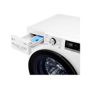 LG Πλυντήριο Ρούχων 10,5kg, AI DD™, Ατμού, Top Right Drawer Open Detail view, F4WV510SAA, thumbnail 5