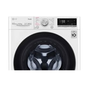 LG Πλυντήριο Ρούχων 10,5kg, AI DD™, Ατμού, tempered Glass Detail view, F4WV510SAA, thumbnail 6