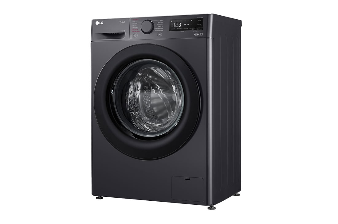 LG Πλυντήριο Ρούχων Slim 8,5kg, AI DD™, Ατμού , right side view, F2WV308S6AB, thumbnail 12