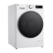 LG Πλυντήριο Ρούχων 9kg, AI DD™, Steam™, TurboWash™, right low Perspective view, F4R5009TSWS, thumbnail 10