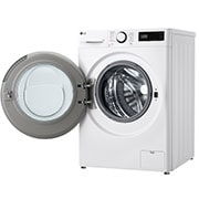 LG Πλυντήριο Ρούχων 9kg, AI DD™, Steam™, TurboWash™, left view, F4R5009TSWS, thumbnail 11