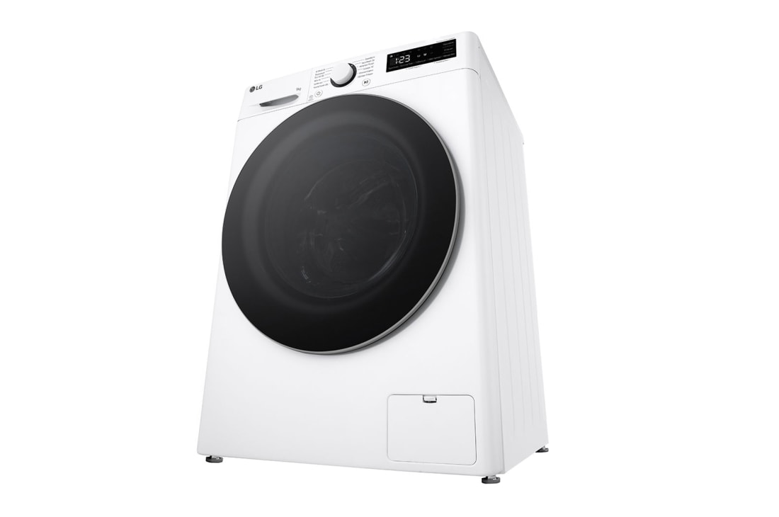 LG Πλυντήριο Ρούχων 9kg, AI DD™, TurboWash™, right perspective, F4R5009TNWS, thumbnail 13