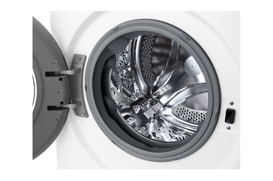 LG Πλυντήριο Ρούχων 9kg, AI DD™, Steam™, drum detail view, F4R3009NSWB, thumbnail 4