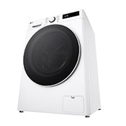 LG Πλυντήριο Ρούχων 9kg, AI DD™, Steam™, TurboWash™, Right Perpective, F4R5009TSWW, thumbnail 11