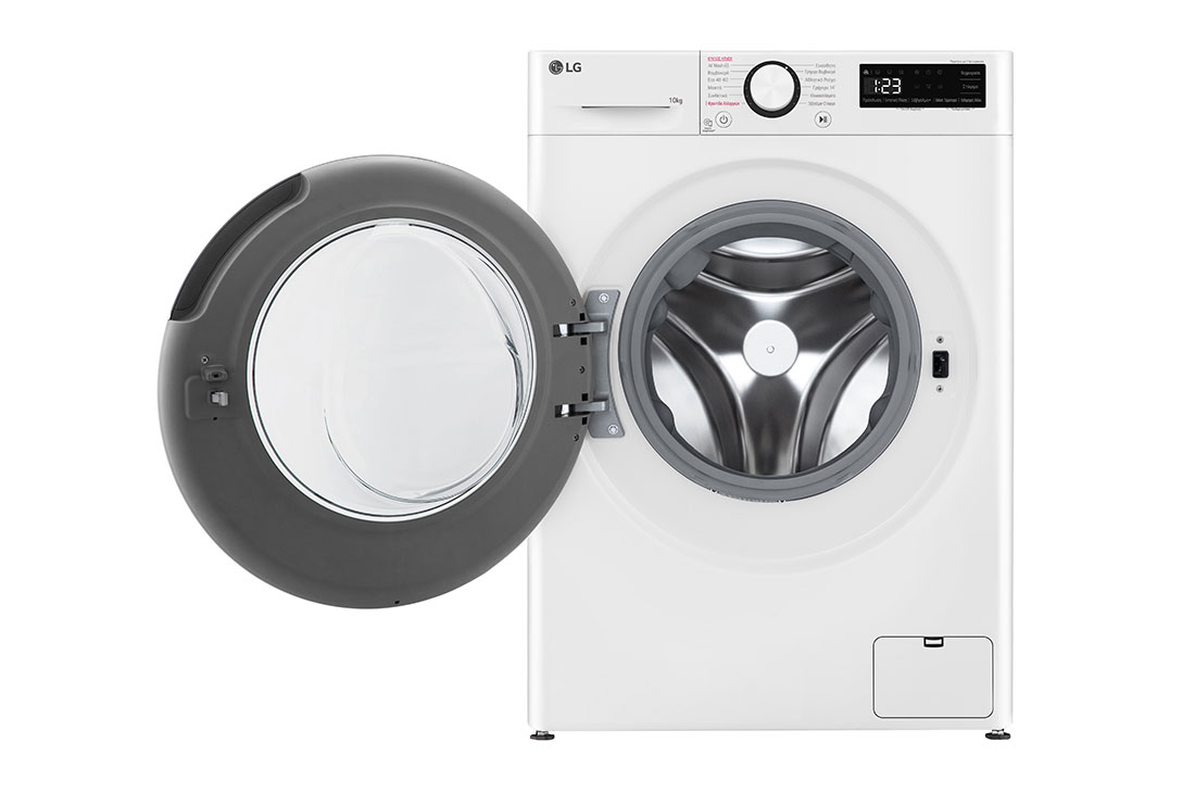 LG Πλυντήριο Ρούχων 10kg, AI DD™, Steam™, FrontOpen, F4R3010NSWB, thumbnail 2