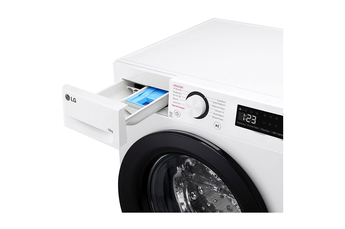LG Πλυντήριο Ρούχων 10kg, AI DD™, Steam™, Detail, F4R3010NSWB, thumbnail 5