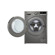 LG Πλυντήριο Ρούχων 9kg, AI DD™, Steam™ TurboWash™, Front Open view, F4R7009TSSB, thumbnail 2