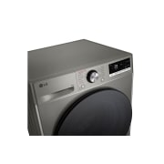 LG Πλυντήριο Ρούχων 9kg, AI DD™, Steam™ TurboWash™, Top Left Panel Detail view, F4R7009TSSB, thumbnail 3