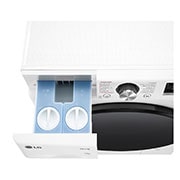 LG Πλυντήριο Ρούχων 10kg, AI DD™, Steam™, Top Drawer Open Detail view, F4R7510TSWB, thumbnail 7