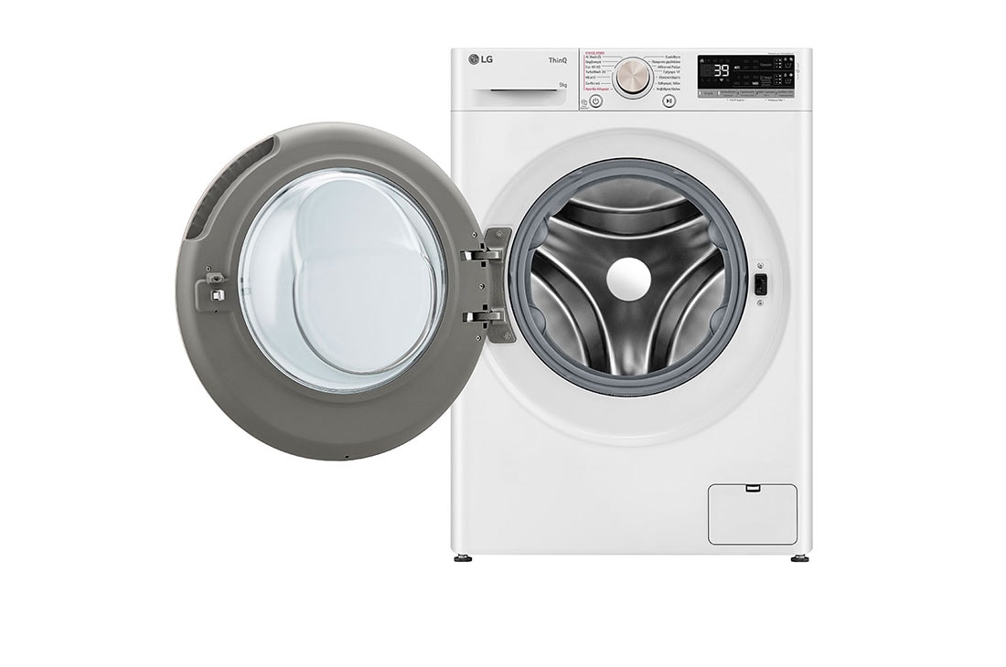 LG Πλυντήριο Ρούχων 9kg, AI DD™, Steam™, Front Open, F4R7509TSWG, thumbnail 2
