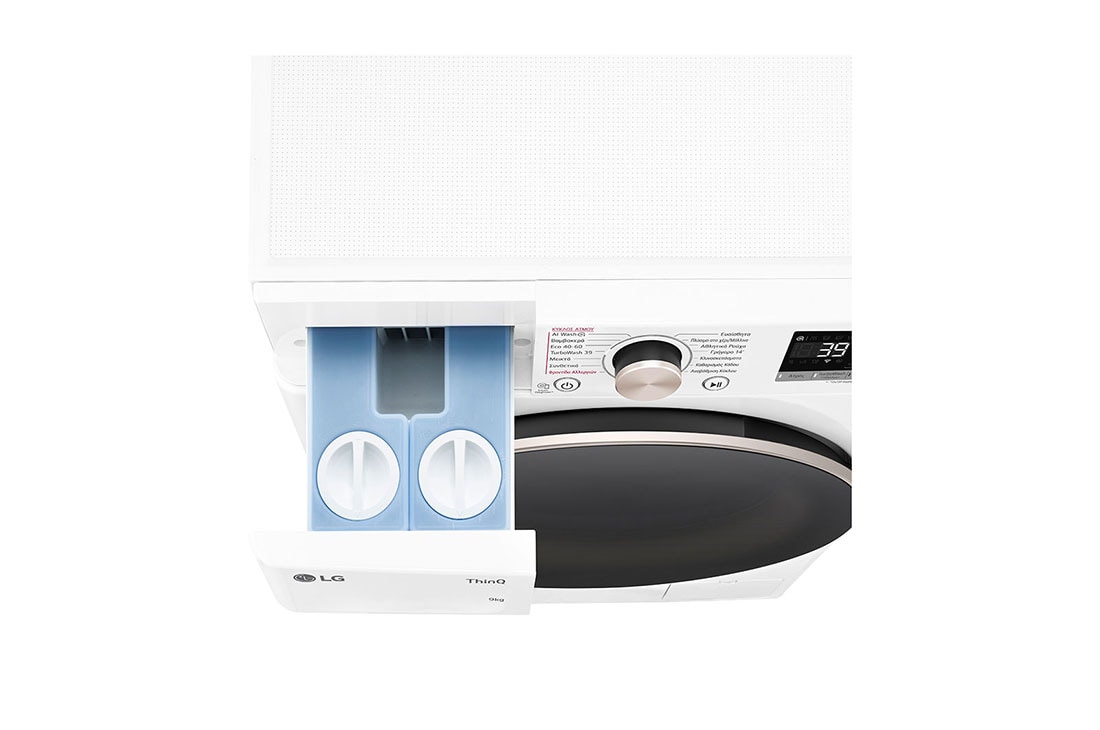 LG Πλυντήριο Ρούχων 9kg, AI DD™, Steam™, TopDrawer Detail , F4R7509TSWG, thumbnail 7