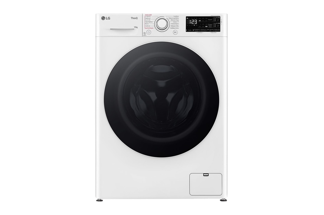 LG Πλυντήριο Ρούχων 10kg, AI DD™, Steam™, front view, F4R3710NSWW
