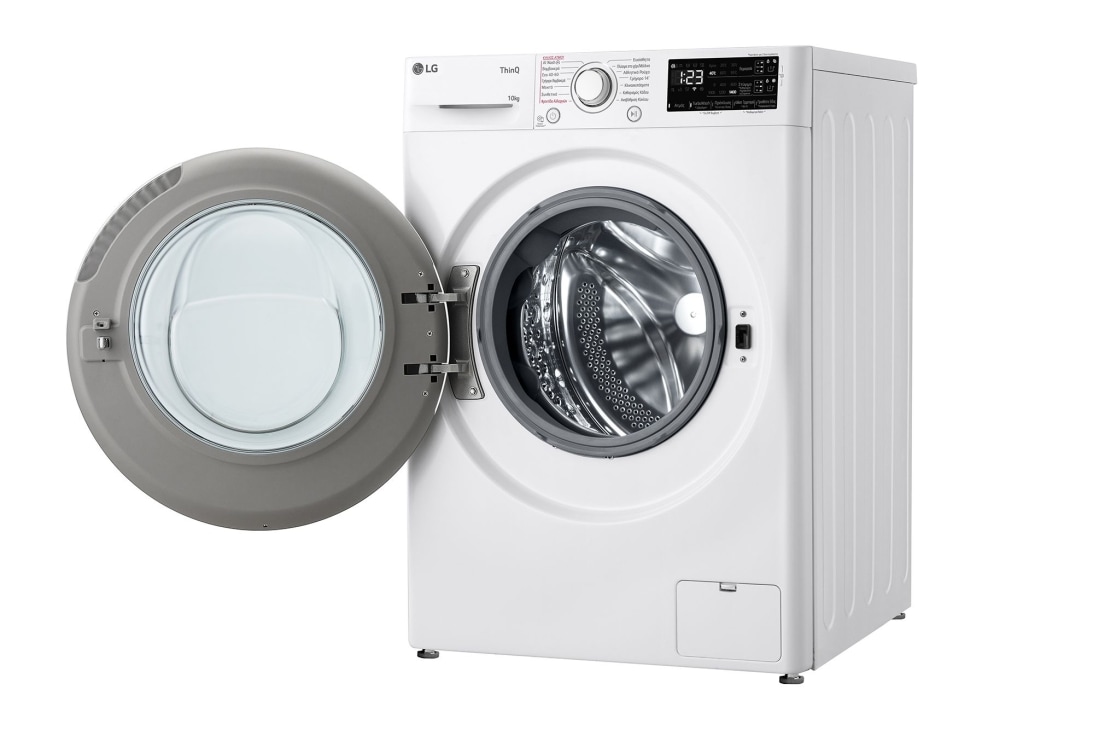 LG Πλυντήριο Ρούχων 10kg, AI DD™, Steam™, left view, F4R3710NSWW, thumbnail 11