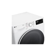 LG Πλυντήριο Ρούχων 10kg, AI DD™, Steam™, top left panel view, F4R3710NSWW, thumbnail 3