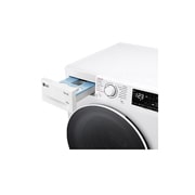 LG Πλυντήριο Ρούχων 10kg, AI DD™, Steam™, Top Right Drawer Open Detail view, F4R3710NSWW, thumbnail 5