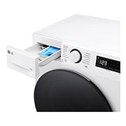 LG Πλυντήριο Ρούχων 9kg, AI DD™, Steam™,TurboWash™, Detergent port view, F2R5009TSWB, thumbnail 5