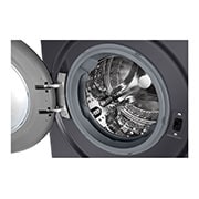 LG Πλυντήριο Ρούχων 9kg, AI DD™, Steam™,TurboWash™, Drum view, F2R5009TSMB, thumbnail 4