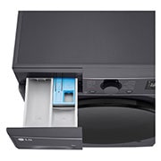 LG Πλυντήριο Ρούχων 9kg, AI DD™, Steam™,TurboWash™, Detergent port view, F2R5009TSMB, thumbnail 7