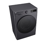 LG Πλυντήριο Ρούχων 9kg, AI DD™, Steam™,TurboWash™, Left Top perspective view, F2R5009TSMB, thumbnail 8