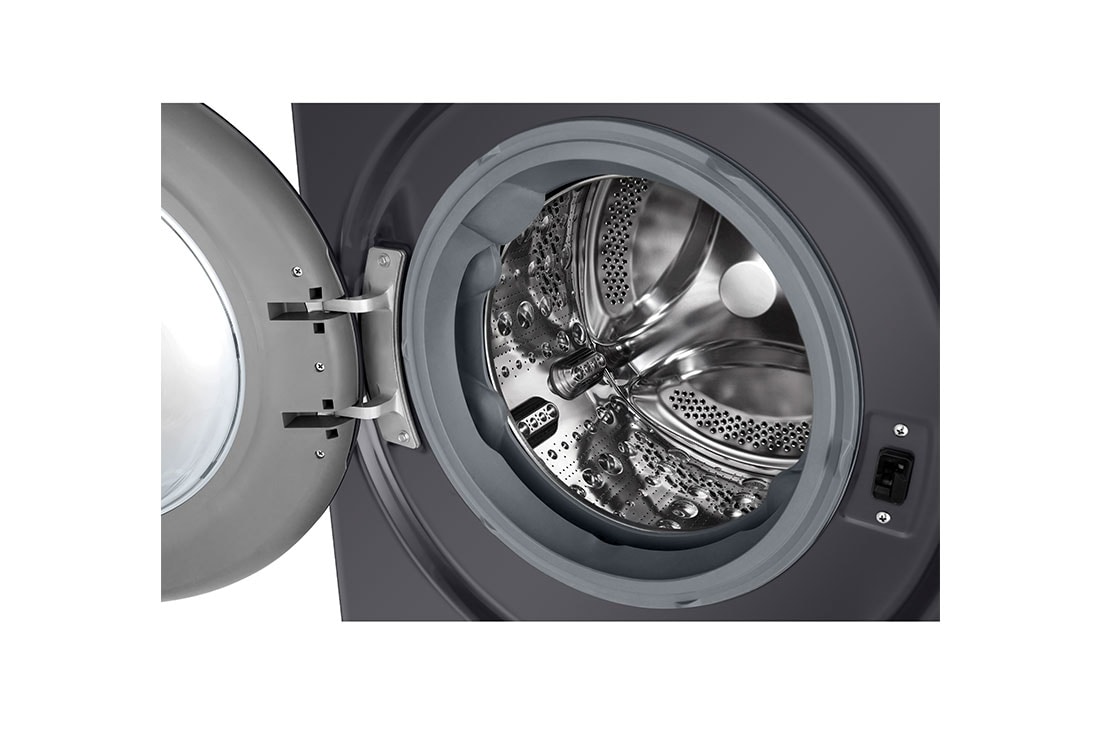LG Πλυντήριο Ρούχων 13kg, AI DD™, Steam™,TurboWash™, Front Detail, F4R5013TSMB, thumbnail 3