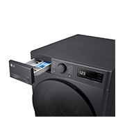 LG Πλυντήριο Ρούχων 13kg, AI DD™, Steam™,TurboWash™, Front half Detail, F4R5013TSMB, thumbnail 6