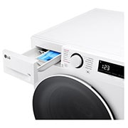 LG Πλυντήριο Ρούχων 13kg, AI DD™, Steam™,TurboWash™, Front half Detail, F4R5013TSWW, thumbnail 6
