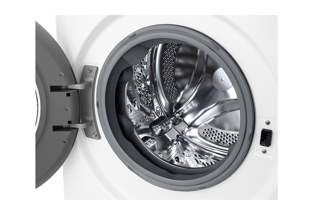 LG Πλυντήριο Ρούχων 8kg, AI DD™, Steam™,TurboWash™, Drum Detail, F2R5008TSWW, thumbnail 4