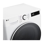 LG Πλυντήριο Ρούχων 8kg, AI DD™, Steam™,TurboWash™, Front Detail, F2R5008TSWW, thumbnail 3