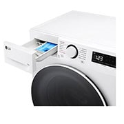 LG Πλυντήριο Ρούχων 8kg, AI DD™, Steam™,TurboWash™, Drawer Open, F2R5008TSWW, thumbnail 5