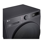 LG Πλυντήριο Ρούχων 10kg, AI DD™, Steam™,TurboWash™, Top Left Panel , F4R5010TSMB, thumbnail 3